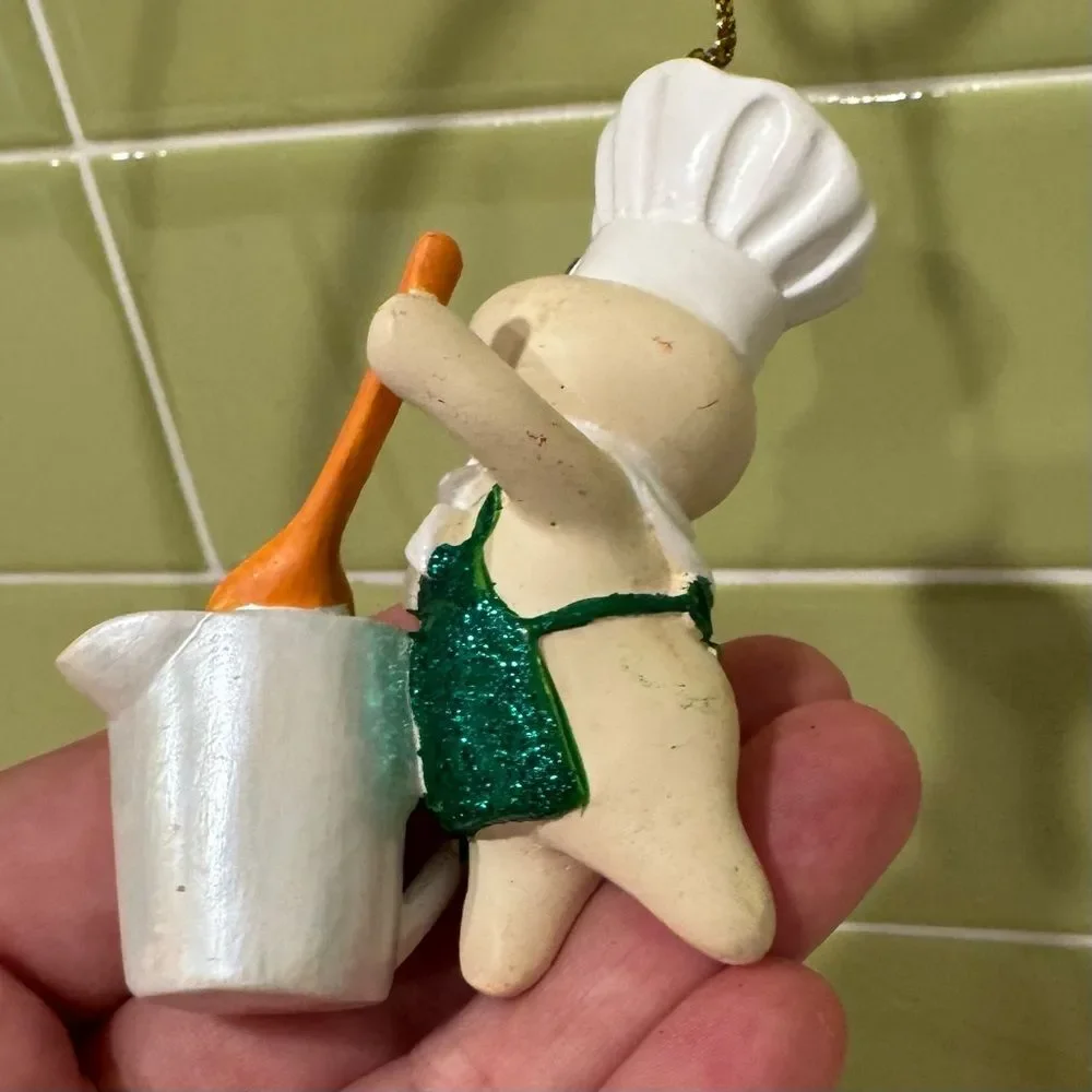 Danbury Mint The Pillsbury Doughboy Glitter Ornament - No Box